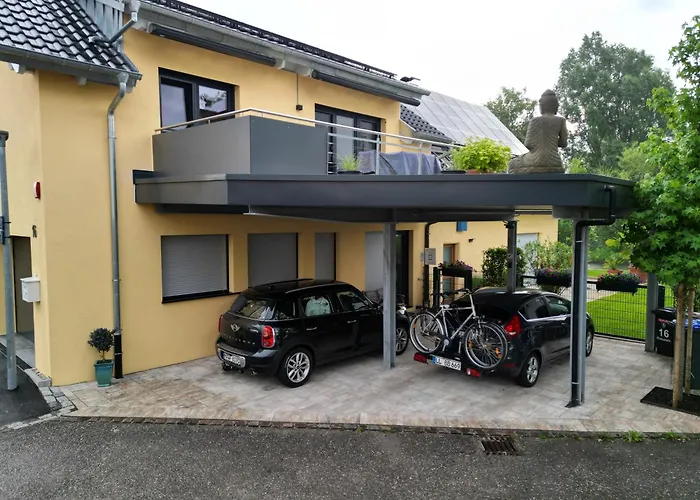 Ferienwohnung, 2 Zimmer, 4 Bis 6 Personen, 67 Qm, Mit Grossem Balkon, Entlang Am Fluss, An Der Aach, Am Bodensee, Nah Am Naturschutzgebiet
